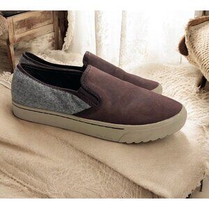 Sorel‎ Campsneak  Leather & Wool Outdoor Casual Slip On Sneaker Shoes Size 8.5